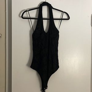 Guess Black lace Bodysuit